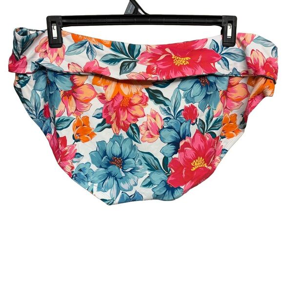 Time and Tru Plus Size Hawaiian Floral Bikini - Size 2x / 20 - 22 - Picture 6 of 10